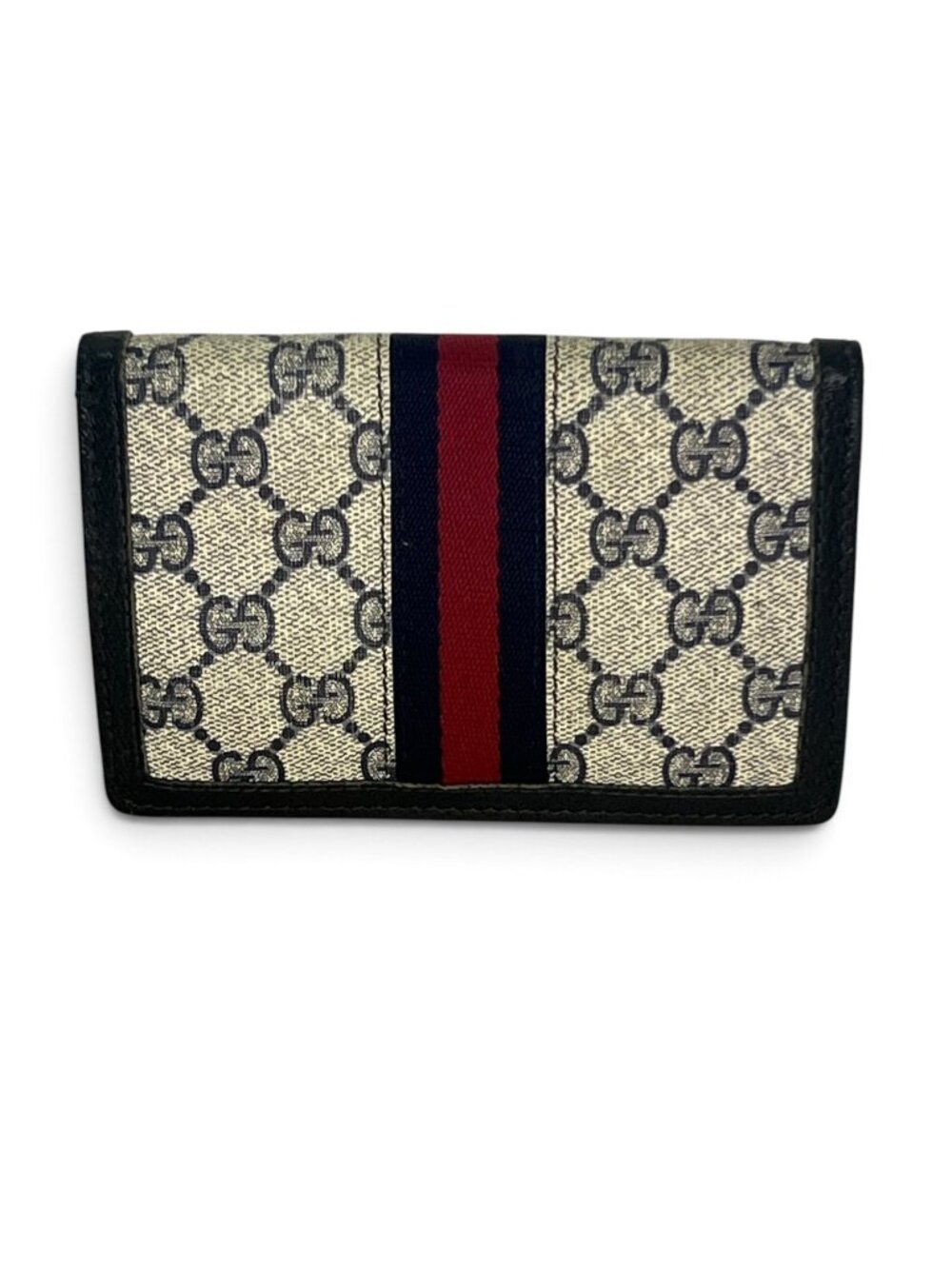 Vintage Gucci GG Supreme Monogram Canvas Wallet On Chain With Box & COA - Picture 5 of 10